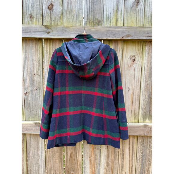 Vintage Tommy Hilfiger Plaid Toggle Coat (S/P) - Picture 8 of 8